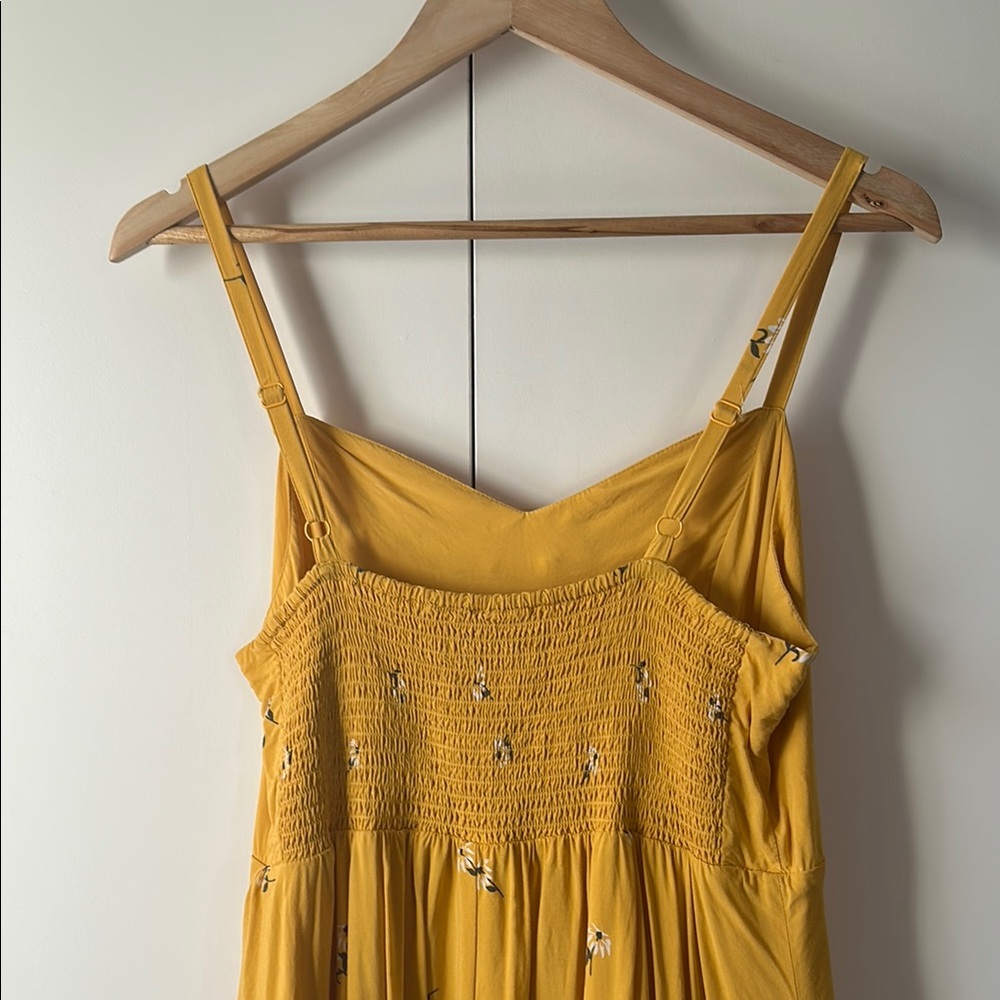 Old Navy Yellow Floral Spaghetti-Strap Sundress - Picture 8 of 12